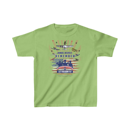 Let Freedom Fly International Airshow Version 2 Kids Heavy Cotton™ Tee