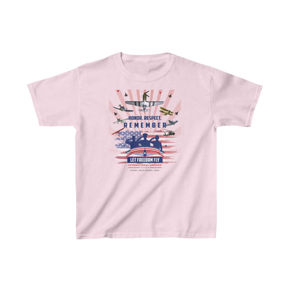 Let Freedom Fly International Airshow Version 2 Kids Heavy Cotton™ Tee