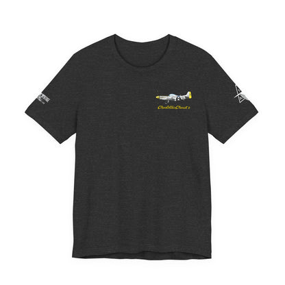 Southern Heritage Aviation Foundation P51 Mustang Charlotte's Chariot II Unisex Softstyle T-Shirt