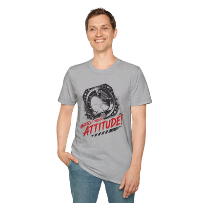 T-Shirt — Watch Your Attitude! Retro Radar Graphic Tee