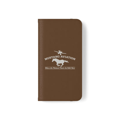 Mustang Aviation Phone Cover Flip Cases