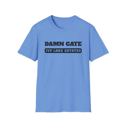 Hate the GATE  Version 2 Ivy Lake Estates Resident Unisex Softstyle T-Shirt