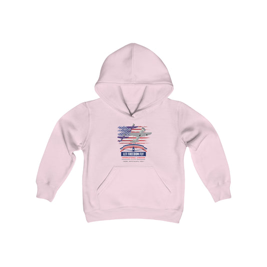 Let Freedom Fly International Airshow Youth Heavy Blend Hooded Sweatshirt