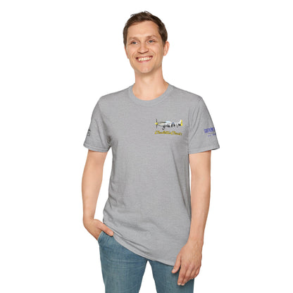 Southern Heritage Aviation Foundation P51 Mustang Charlotte's Chariot II Unisex Softstyle T-Shirt