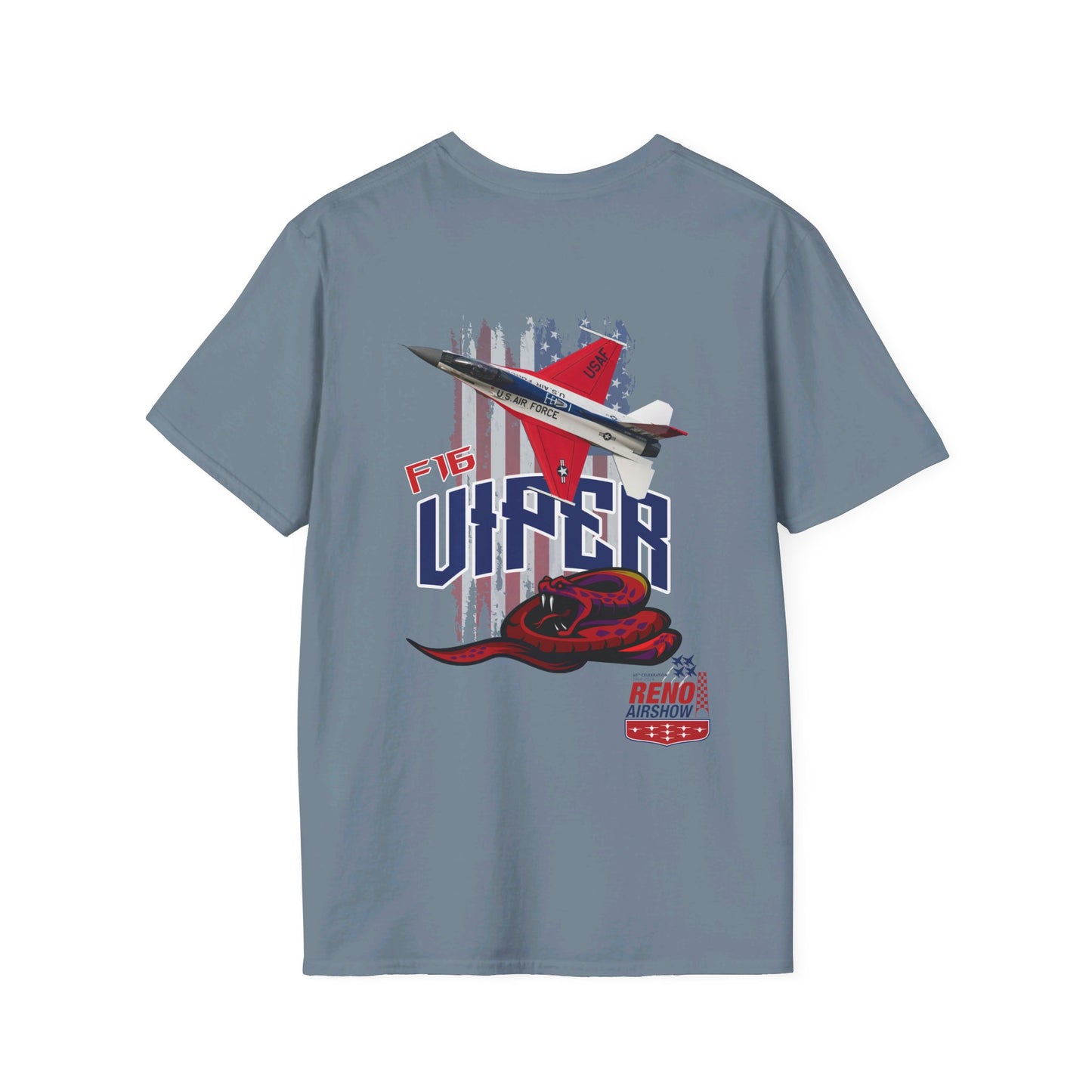 Reno Airshow F16 Viper Unisex Softstyle T-Shirt