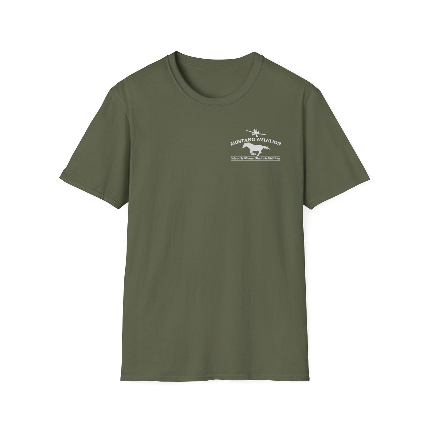 Mustang Aviation - P51 Mustang Unisex Tri-Blend Crew Tee