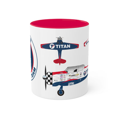 TITAN Aerobatic Team Colorful Mugs, 11oz