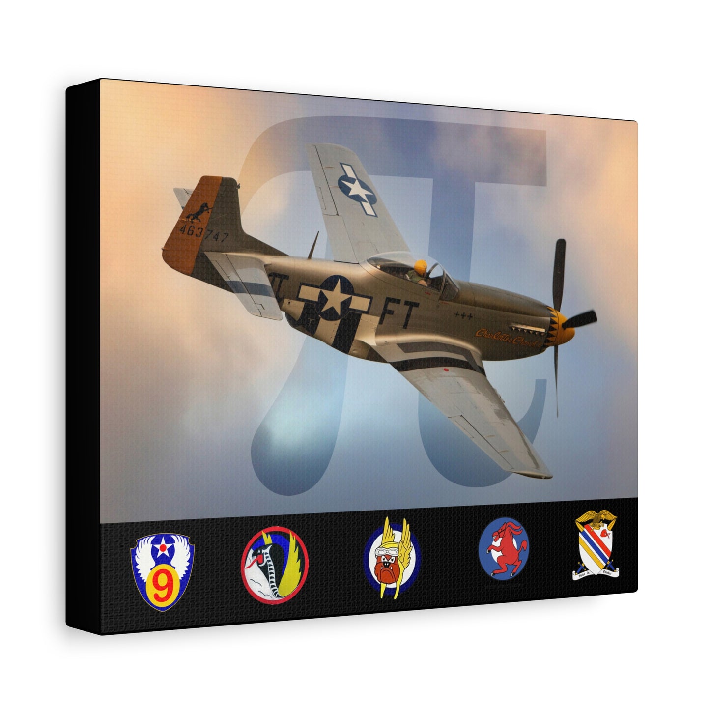 Southern Heritage Aviation Foundation Charlotte's Chariot II Canvas Gallery Wrap - 2