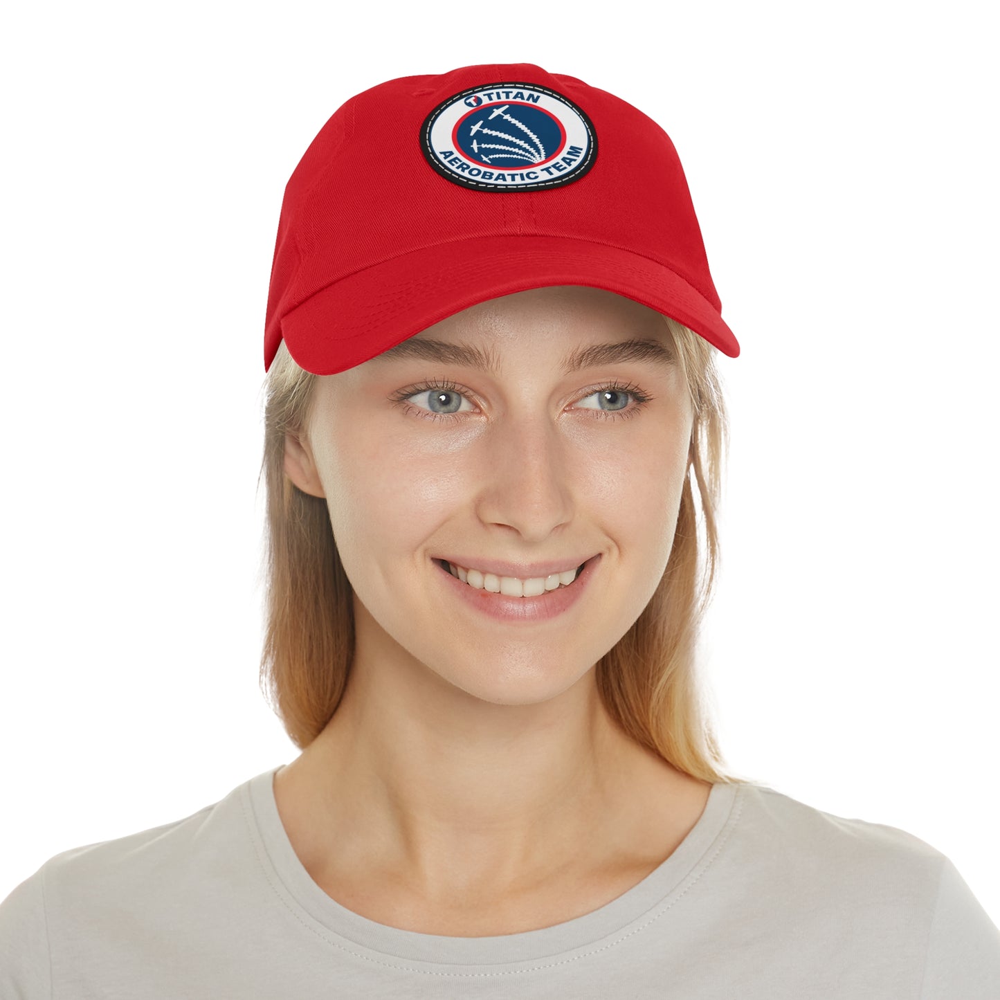 TITAN Aerobatic Team Ball Cap with Leather Patch (Round)
