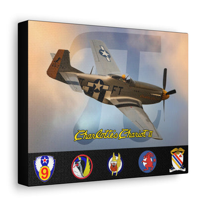 Southern Heritage Aviation Foundation Charlotte's Chariot II Canvas Gallery Wrap