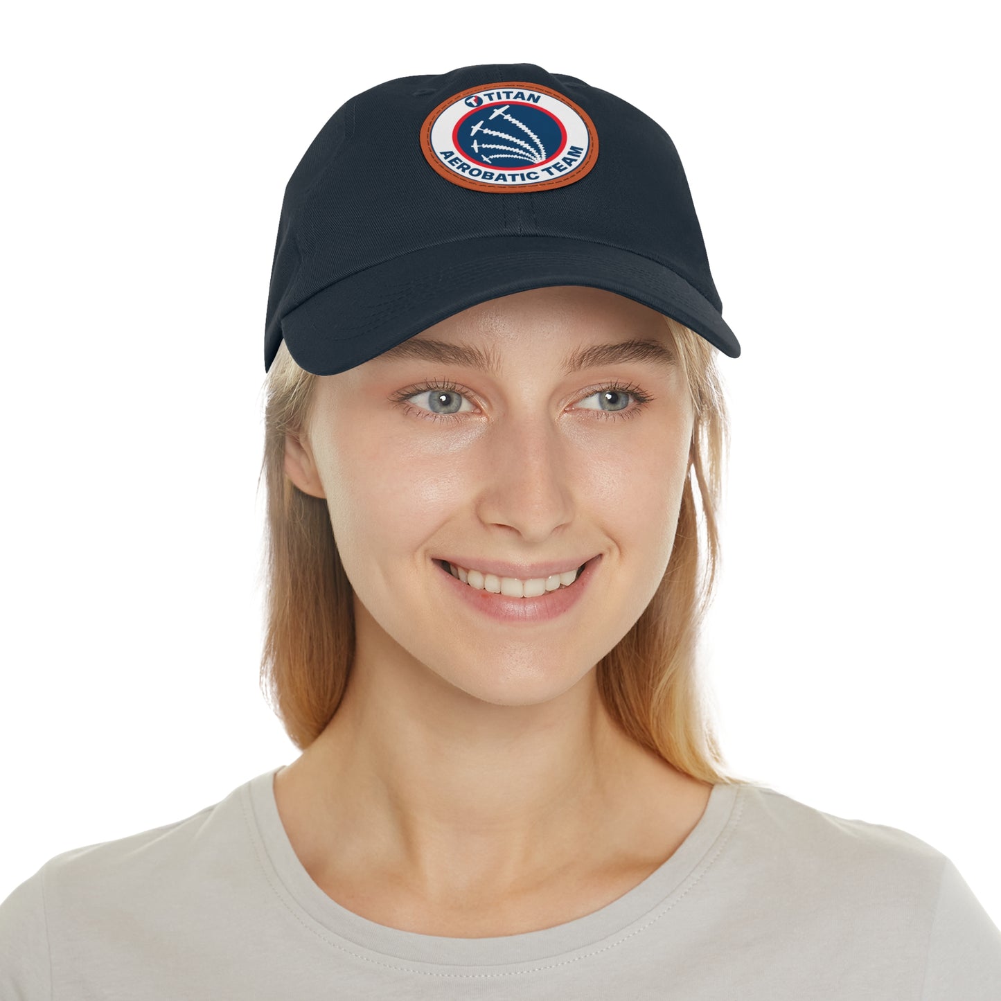 TITAN Aerobatic Team Ball Cap with Leather Patch (Round)