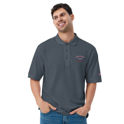 Let Freedom Fly International Airshow Men's Premium Polo